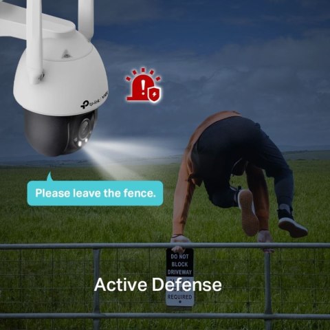 Kamera VIGI C540-4G(4mm) 4MP 4G LTE Full-Color Pan/Tilt TP-LINK