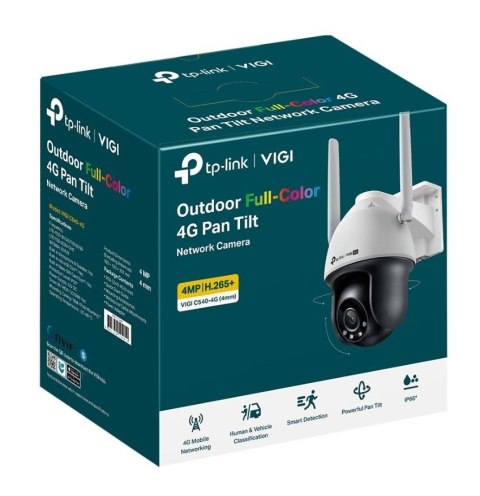 Kamera VIGI C540-4G(4mm) 4MP 4G LTE Full-Color Pan/Tilt TP-LINK