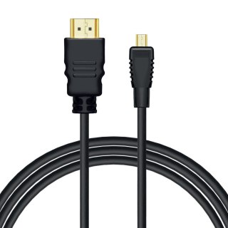 Kabel HDMI (M) - micro HDMI (M) z Ethernetem, 2m, CL-40/M Savio