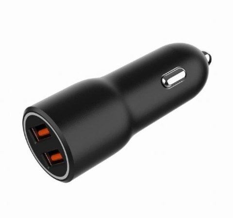 Ładowarka samochodowa 2xUSB-A QC3.0 36W czarna Gembird