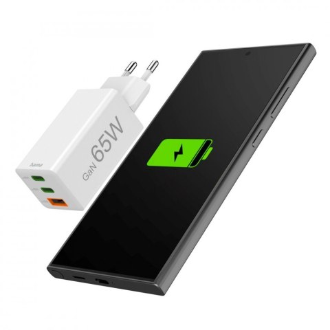 Ładowarka sieciowa 65W Gan PD/QC Hama