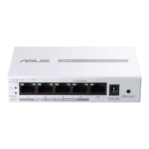 Przełącznik Smart EBP15 5xGE (4xPoE+ 60W) Asus