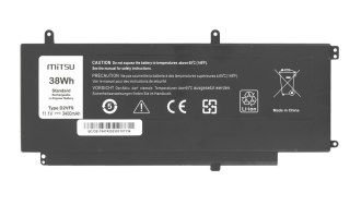 Bateria D2VF9 Dell Vostro 14 5459 Inspiron 15 7547 3400 mAh (38 Wh) 11.1V (10.8V) Mitsu