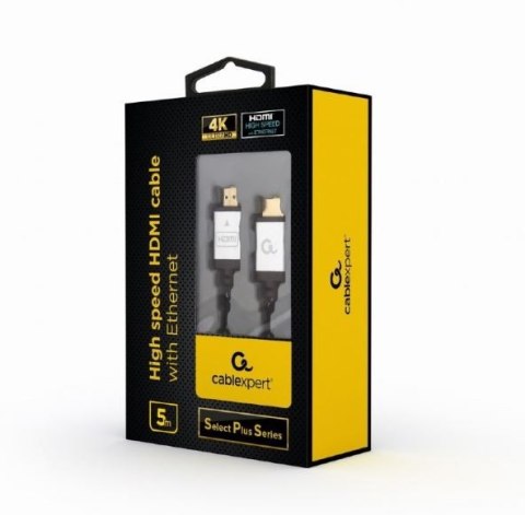 Kabel HDMI high speed z ethernet Select Plus 5m Gembird