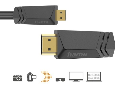 Kabel HDMI-micro HDMI 1,5m Hama