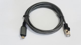 Kabel USB C - RJ-45 3 m kat.6, 1 Gbit TB