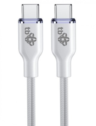 Kabel USB C - USB C 60W Glamour 1.5m biały TB