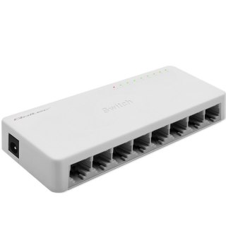 SWITCH przełącznik sieciowy 8 x port RJ45 | 1000Mbps | Fast Ethernet | LAN Qoltec