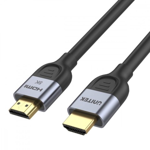 Kabel HDMI 2.1 8K 60Hz 1.5m; czarny; C11086GY01-1.5M Unitek