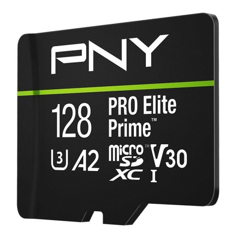 Karta pamięci microSDXC Elite Prime 128GB + adapter SD + czytnik USB-A PNY