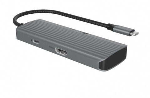 Stacja dokująca IB-DK4022a-CPD 6w1, HDMI,USB,PD IcyBox