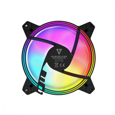 Wentylator ARGB Reverse 120x120x25 czarny MODECOM