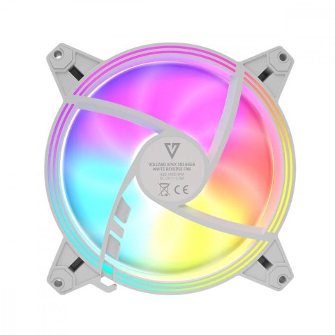 Wentylator ARGB Reverse 140x140x25 biały MODECOM