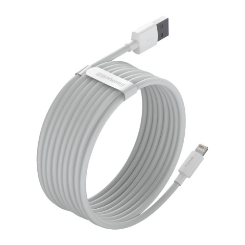 2x kabel USB Iphone Lightning szybkie ładowanie Power Delivery 1.5 m biały BASEUS