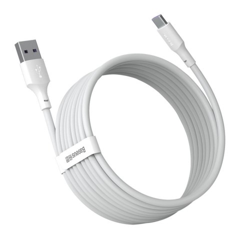 2x kabel USB USB-C szybkie ładowanie Power Delivery Quick Charge 40 W 5 A 1.5 m biały BASEUS