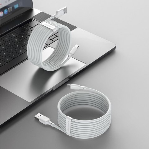 2x kabel USB USB-C szybkie ładowanie Power Delivery Quick Charge 40 W 5 A 1.5 m biały BASEUS