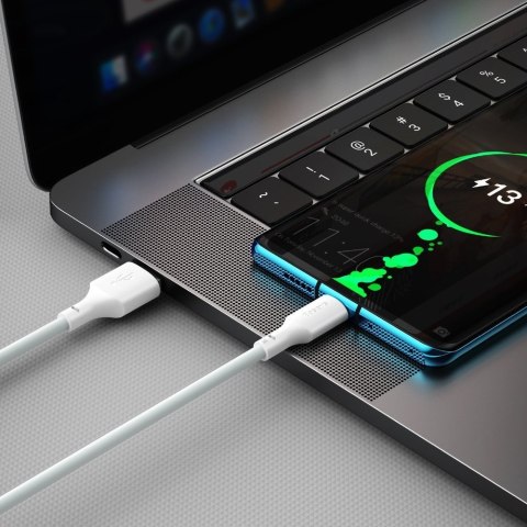 2x kabel USB USB-C szybkie ładowanie Power Delivery Quick Charge 40 W 5 A 1.5 m biały BASEUS