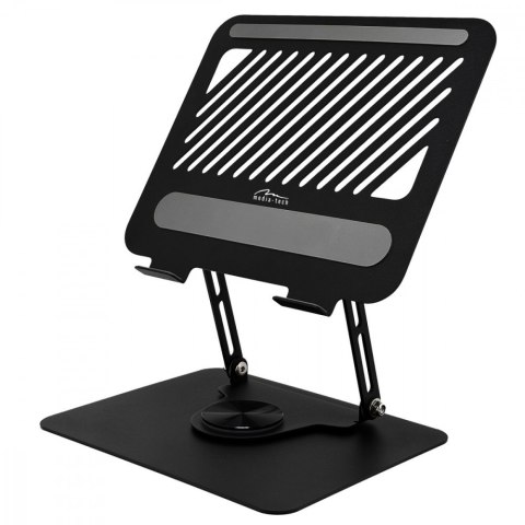 Obrotowa, ergonomiczna podstawka pod laptopa 10-17 LAPTOP STAND ROTO MT2662 pełna regulacja Media-Tech