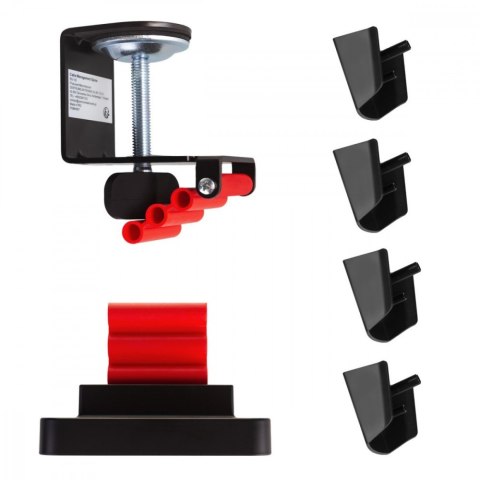 Organizer kabli, 1345mm czarno czerwony RS125 Maclean