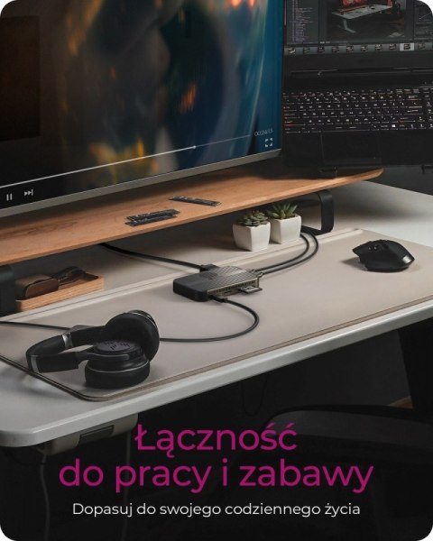 Slot na NVMe+SATA IB-DK4071M-CU31 7w1 IcyBox