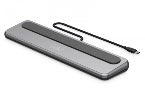 Stacja dokująca USB-C 12 portowa, max. 8K/30Hz z HDR, HDMI, DP, max. 3 monitory (MST), USB-C 3.2 Gen2, Gigabit Ethernet, SD/Micr Digitus