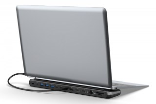 Stacja dokująca USB-C 12 portowa, max. 8K/30Hz z HDR, HDMI, DP, max. 3 monitory (MST), USB-C 3.2 Gen2, Gigabit Ethernet, SD/Micr Digitus