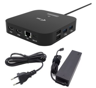 Stacja dokująca USB-C 2x HDMI Dock PD + Ładowarka 100W I-tec