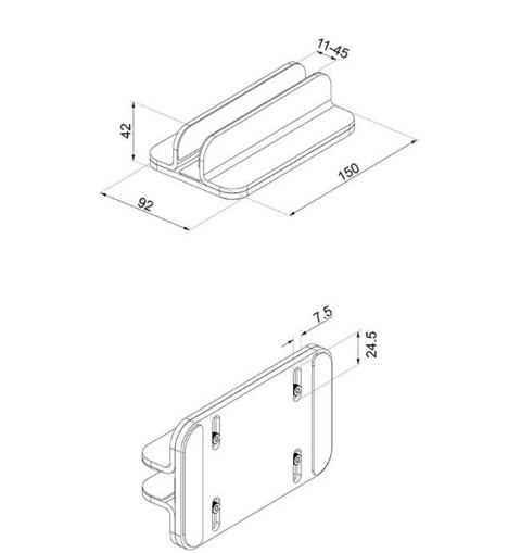 Stojak do notebooka 11-17 cali NSLS300BLACK Neomounts