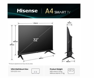 Telewizor LED 32 cale 32A4Q Hisense