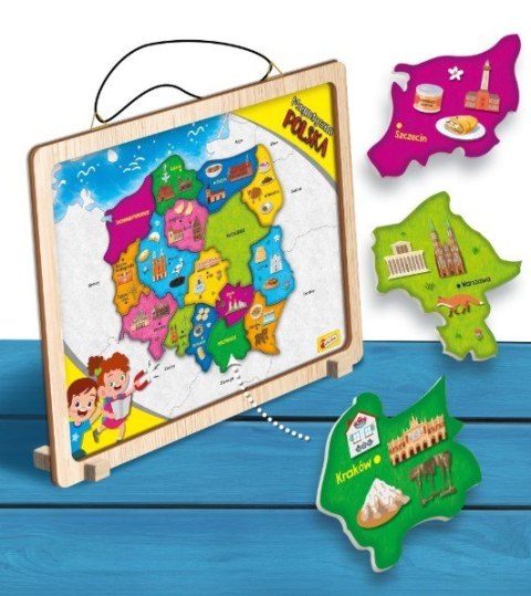 I'M A Genius Magnetyczna mapa Polski Lisciani