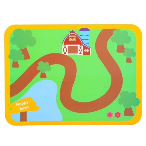 Klocki drewniane do nawlekania tablica plansza farma zwierzęta Kik Sp. z o. o. Sp. k.