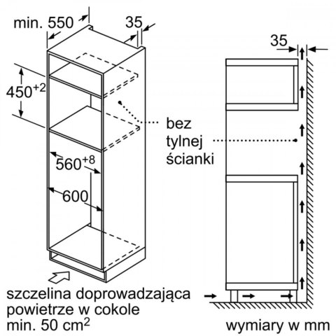 Kuchnia mikrofalowa termoobieg CMA585GS1 Bosch