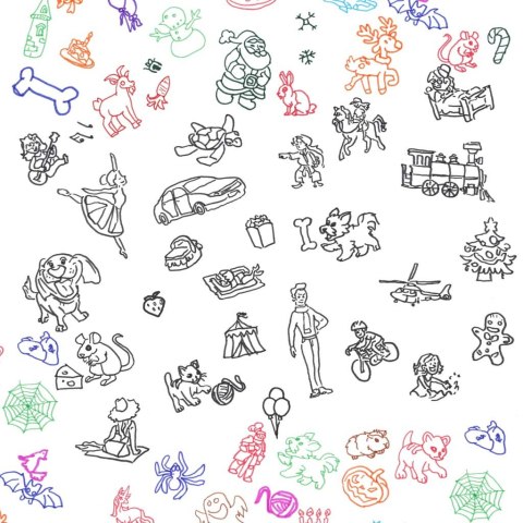 Projektor rzutnik stolik do rysowania karty niebieski Kik Sp. z o. o. Sp. k.