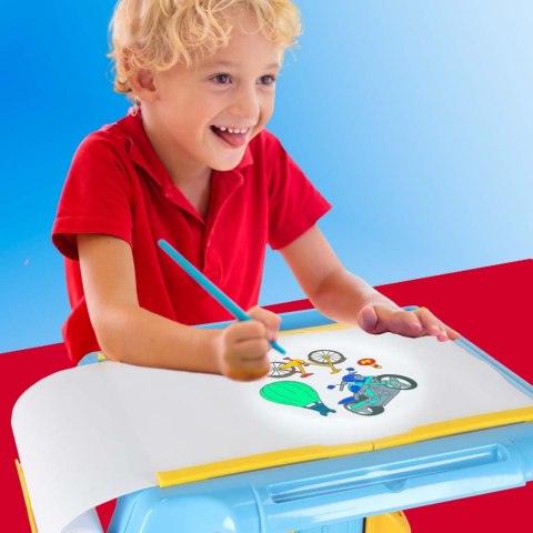 Projektor rzutnik stolik do rysowania karty niebieski Kik Sp. z o. o. Sp. k.