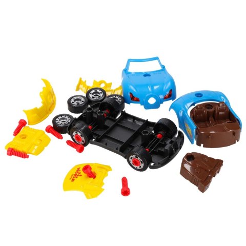 Samochód sportowy do rozkręcania konstrukcyjny do tuningu światło dźwięk Kik Sp. z o. o. Sp. k.