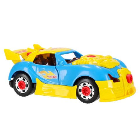 Samochód sportowy do rozkręcania konstrukcyjny do tuningu światło dźwięk Kik Sp. z o. o. Sp. k.