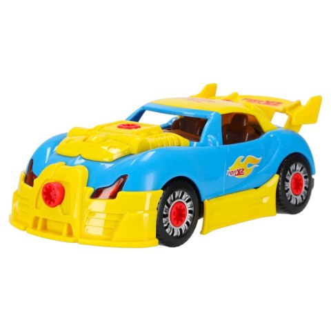 Samochód sportowy do rozkręcania konstrukcyjny do tuningu światło dźwięk Kik Sp. z o. o. Sp. k.