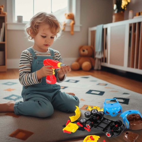 Samochód sportowy do rozkręcania konstrukcyjny do tuningu światło dźwięk Kik Sp. z o. o. Sp. k.