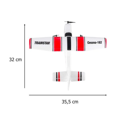 Samolot zdalnie sterowany Cessna 182 szybowiec akrobata 2,4GHz Kik Sp. z o. o. Sp. k.