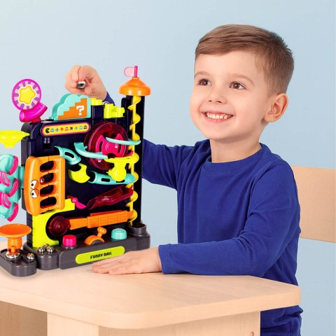 Gra zręcznościowa tor kulkowy z przeszkodami dla kulek Kik Sp. z o. o. Sp. k.