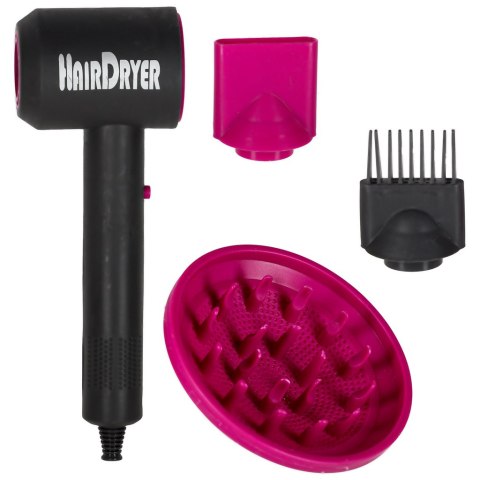 Zestaw fryzjerski dla dzieci suszarka prostownica światło dźwięk 19 elementów Kik Sp. z o. o. Sp. k.