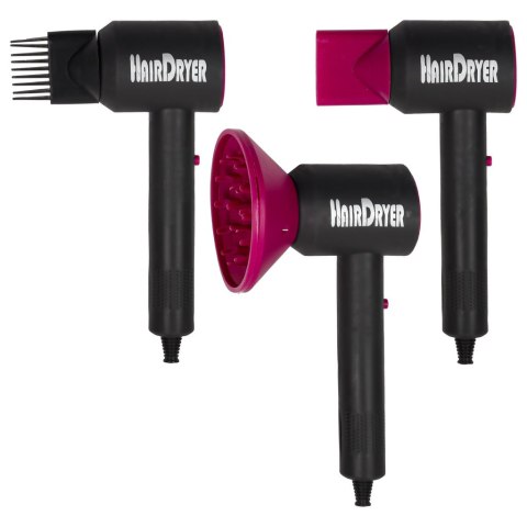 Zestaw fryzjerski dla dzieci suszarka prostownica światło dźwięk 19 elementów Kik Sp. z o. o. Sp. k.