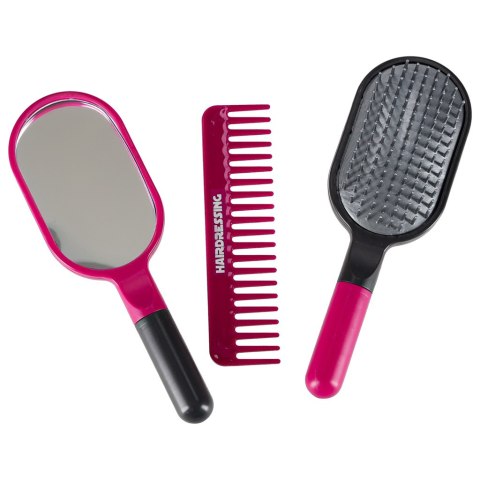 Zestaw fryzjerski dla dzieci suszarka prostownica światło dźwięk 19 elementów Kik Sp. z o. o. Sp. k.