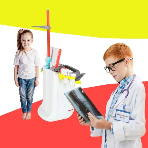 Duży zestaw lekarza stacja medyczna mały doktor ekg rtg światło dźwięk Kik Sp. z o. o. Sp. k.