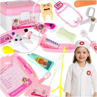 Zestaw lekarza w kuferku mały doktor dźwięk 35 elementów Kik Sp. z o. o. Sp. k.