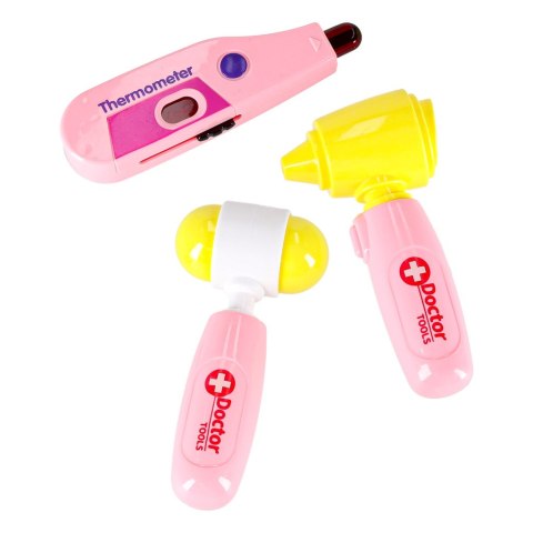 Zestaw lekarza w kuferku mały doktor dźwięk 35 elementów Kik Sp. z o. o. Sp. k.