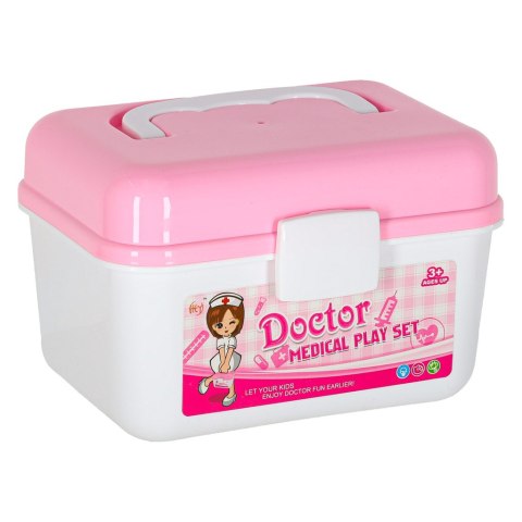 Zestaw lekarza w kuferku mały doktor dźwięk 35 elementów Kik Sp. z o. o. Sp. k.