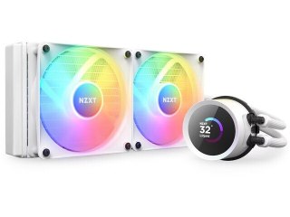 Chłodzenie wodne Kraken 240 RGB LCD Białe NZXT