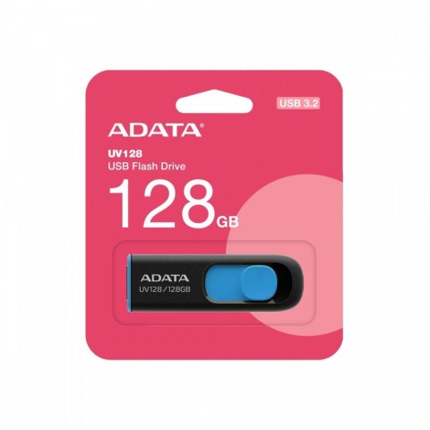 Pendrive UV128 128GB USB 3.2 czarno-niebieski Adata