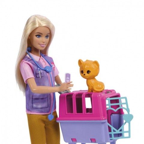 Lalka Barbie Ratowniczka zwierząt Kariera Mattel